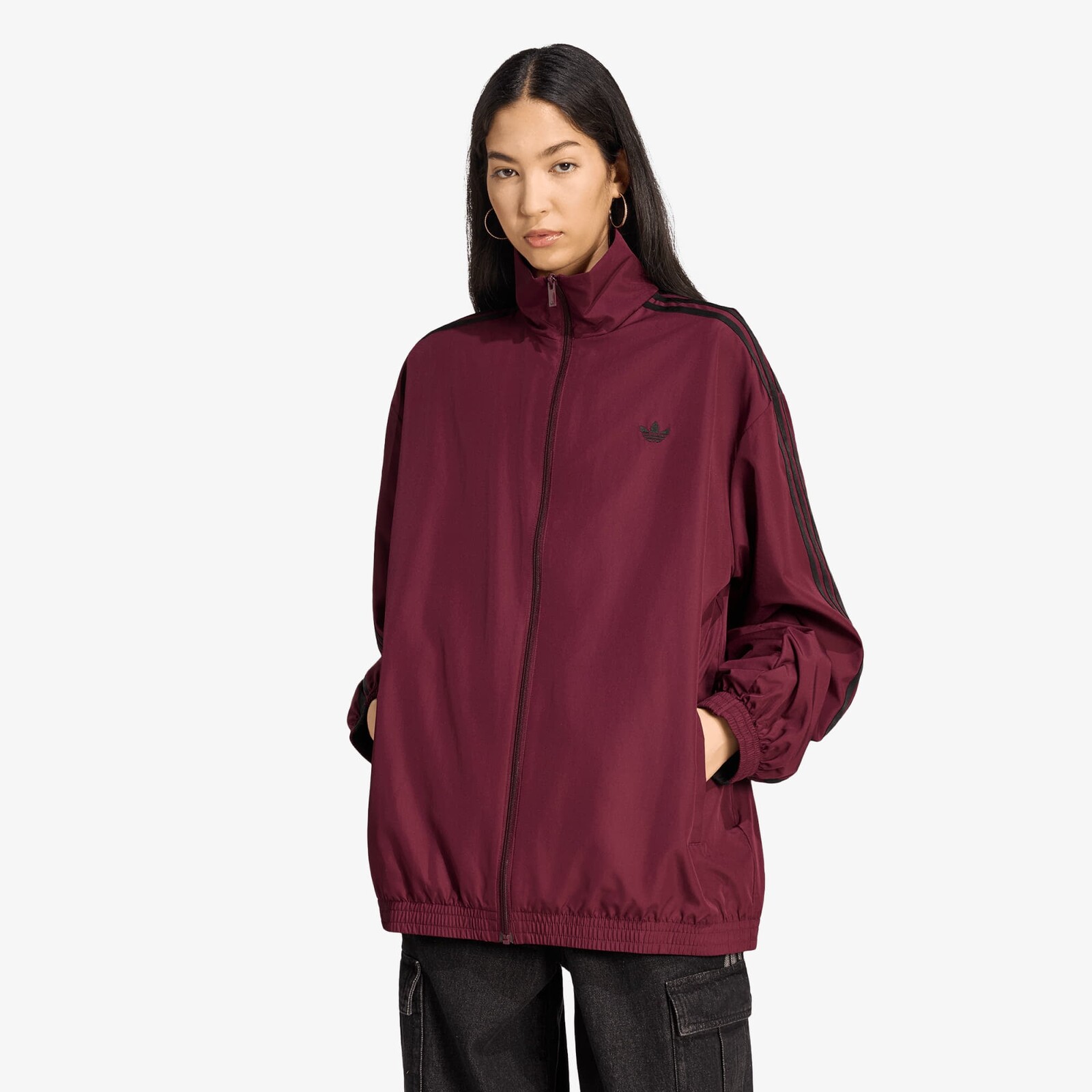 Bunda adidas Firebird Adilenium Track Top Maroon/ Black XL