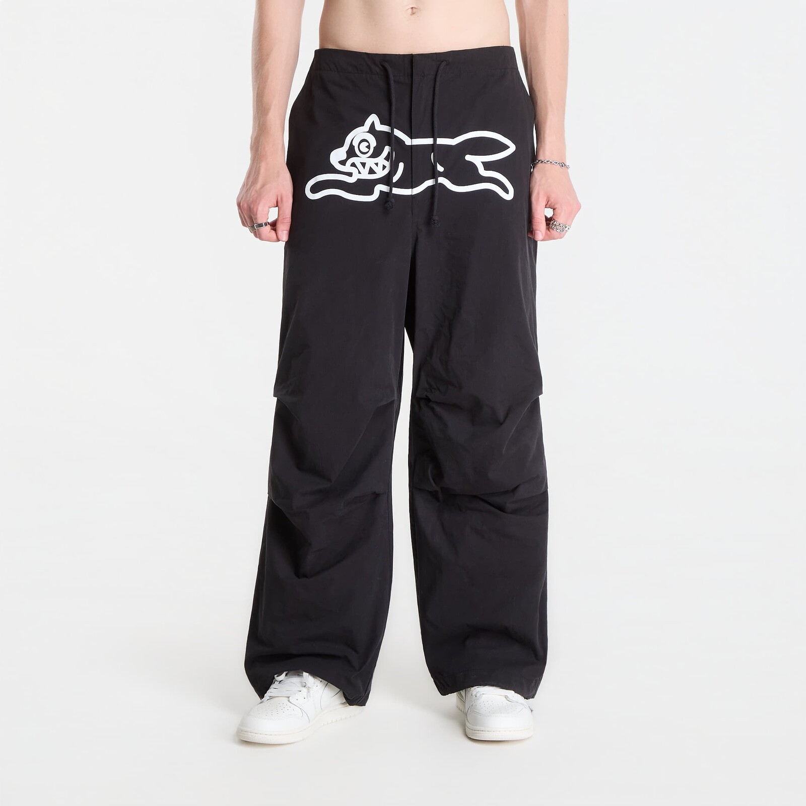 Kalhoty Billionaire Boys Club Icecream Running Dog Parachute Pants Black XL