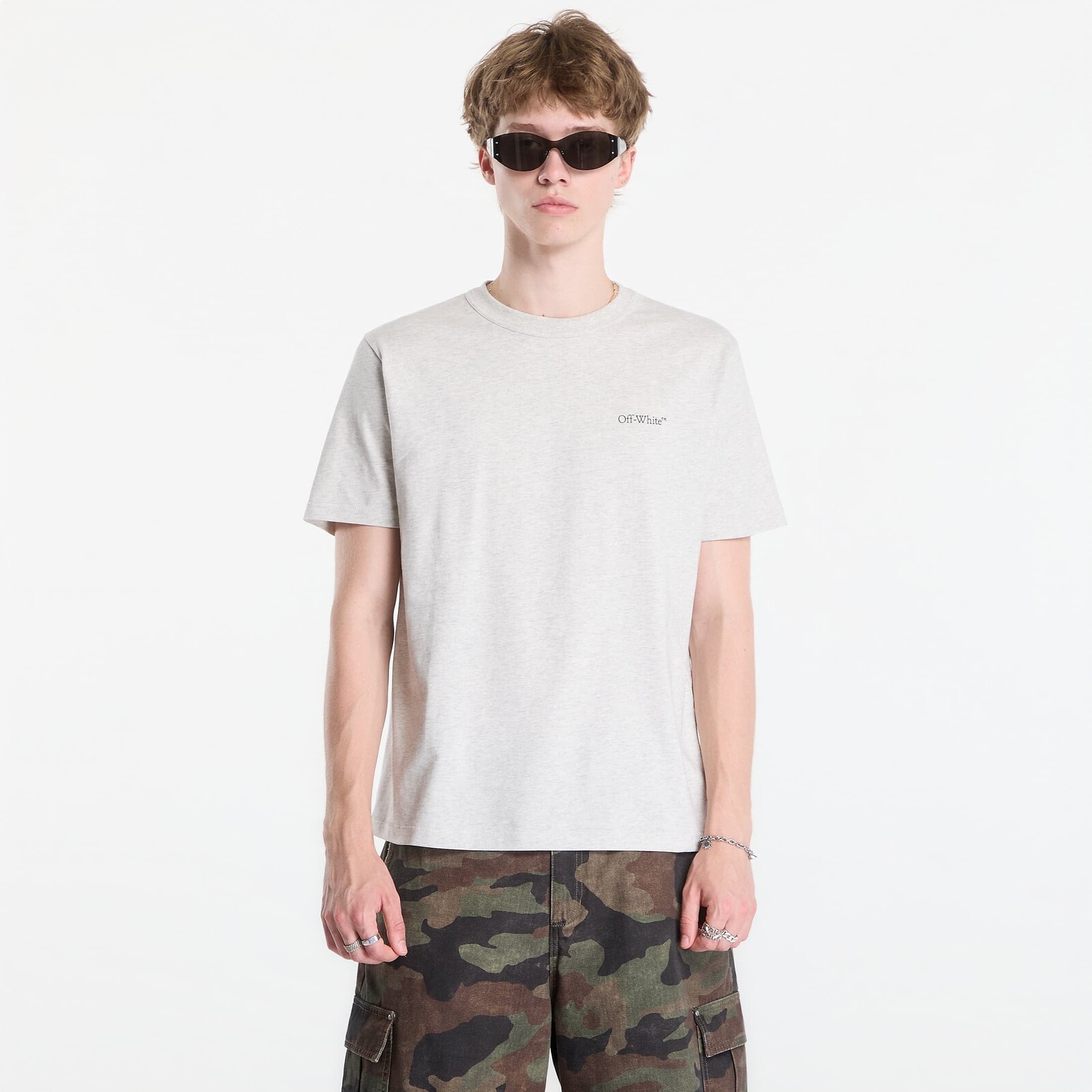 Tričko Off-White Small Bookish Regular S/S Tee UNISEX Grey XL