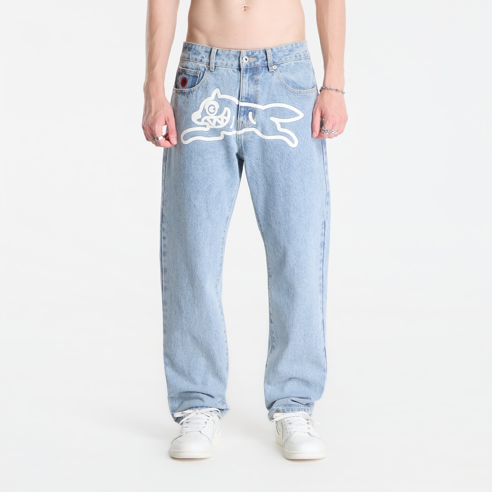 Džínsy Billionaire Boys Club Icecream Running Dog Denim Pant Heavy Wash Blue 36