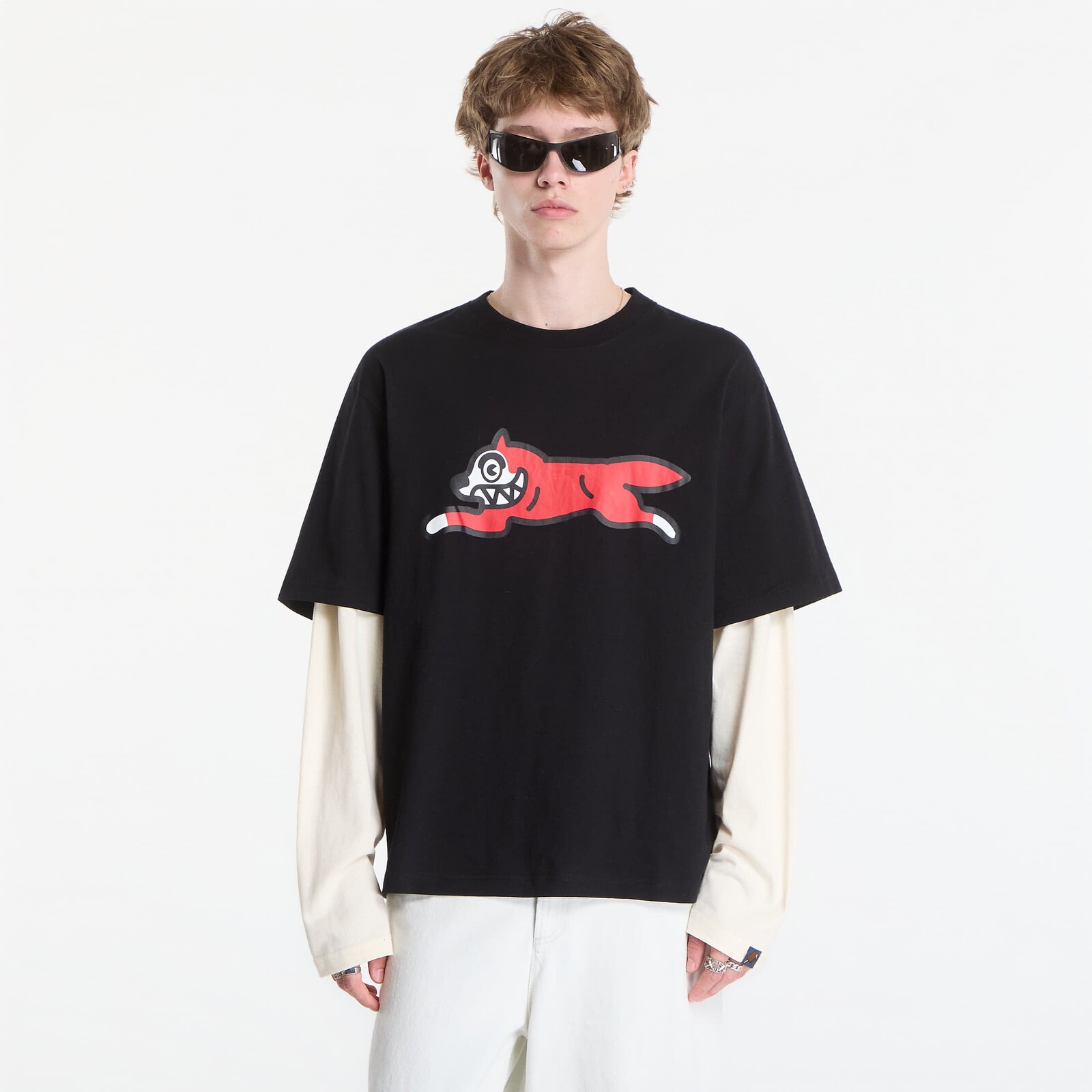 Tričko Billionaire Boys Club Icecream Running Dog Layered Ls T-Shirt Black S
