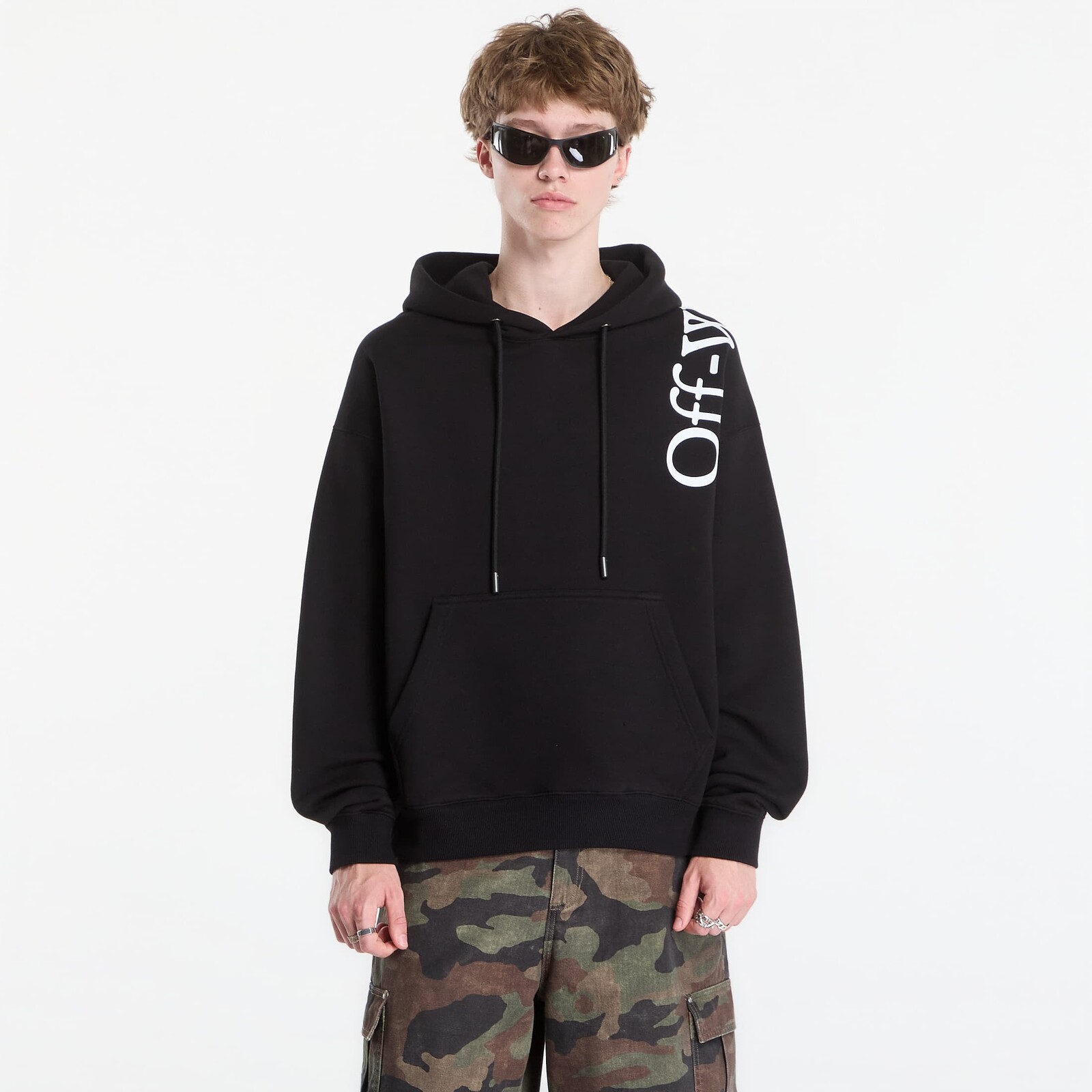 Mikina Off-White Vertical Bookish Skate Hoodie UNISEX Black L