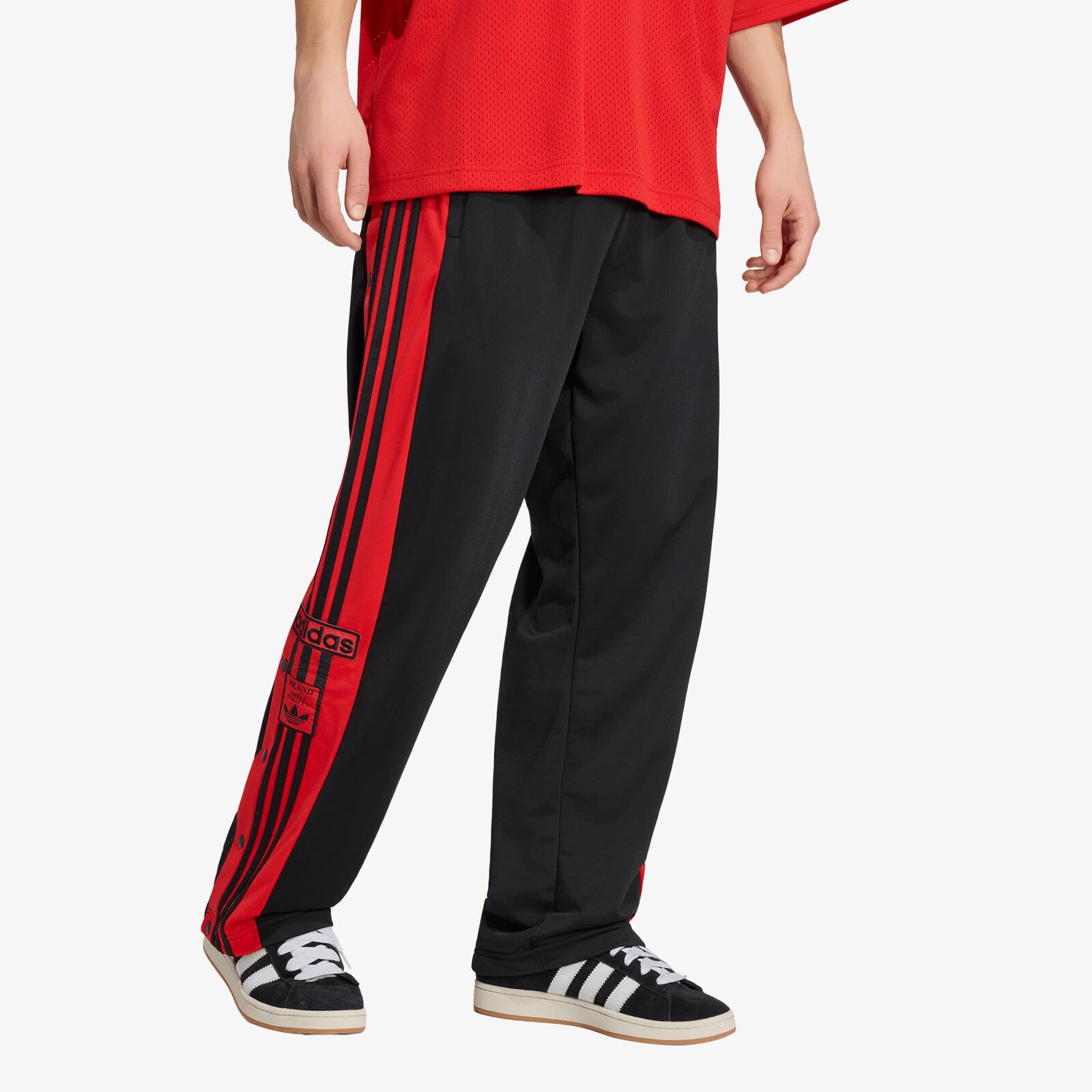 Tepláky adidas Adibreak Classic Track Pants Black/ Vivid Red S