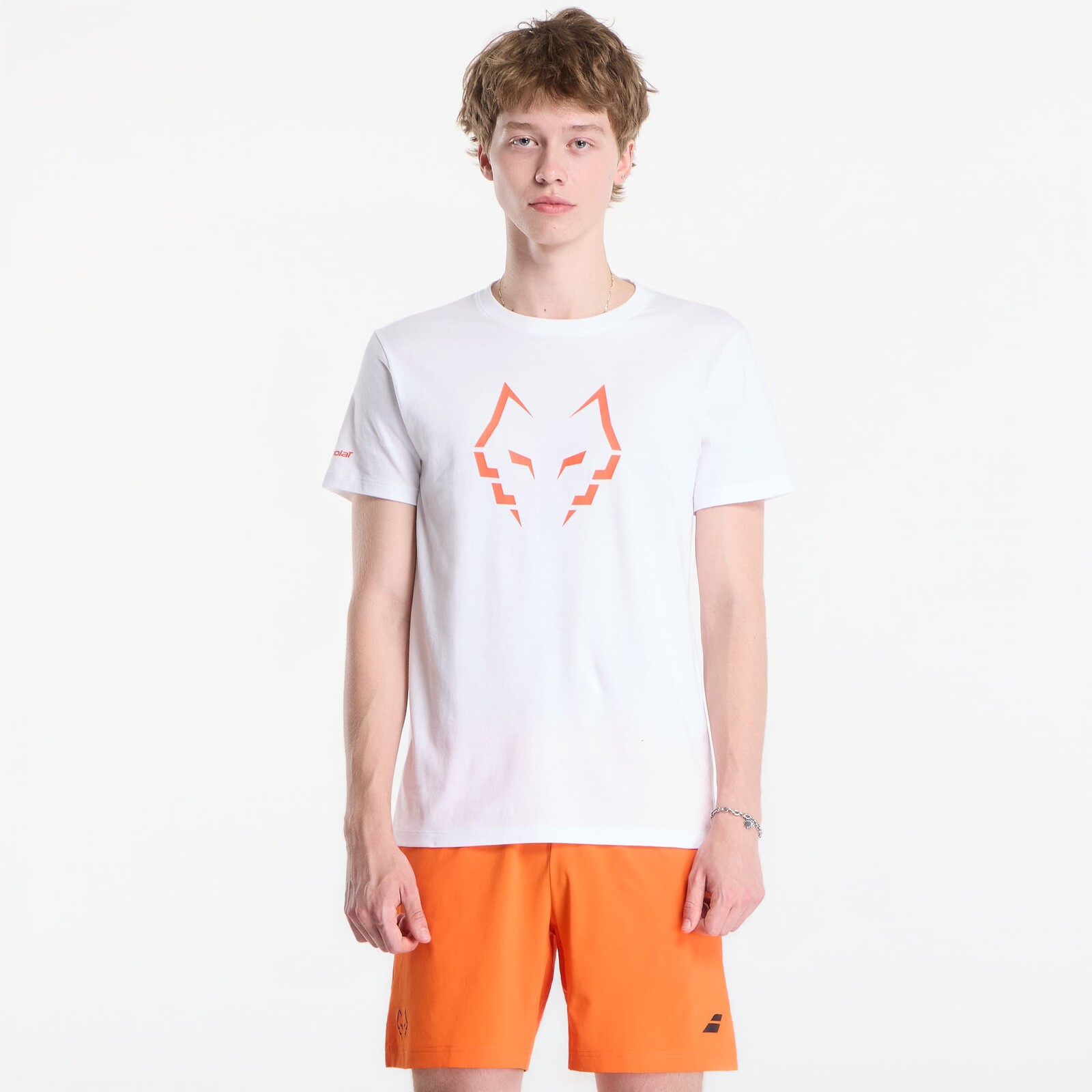 Tričko Babolat Cotton Tee Lebron White/ White XL