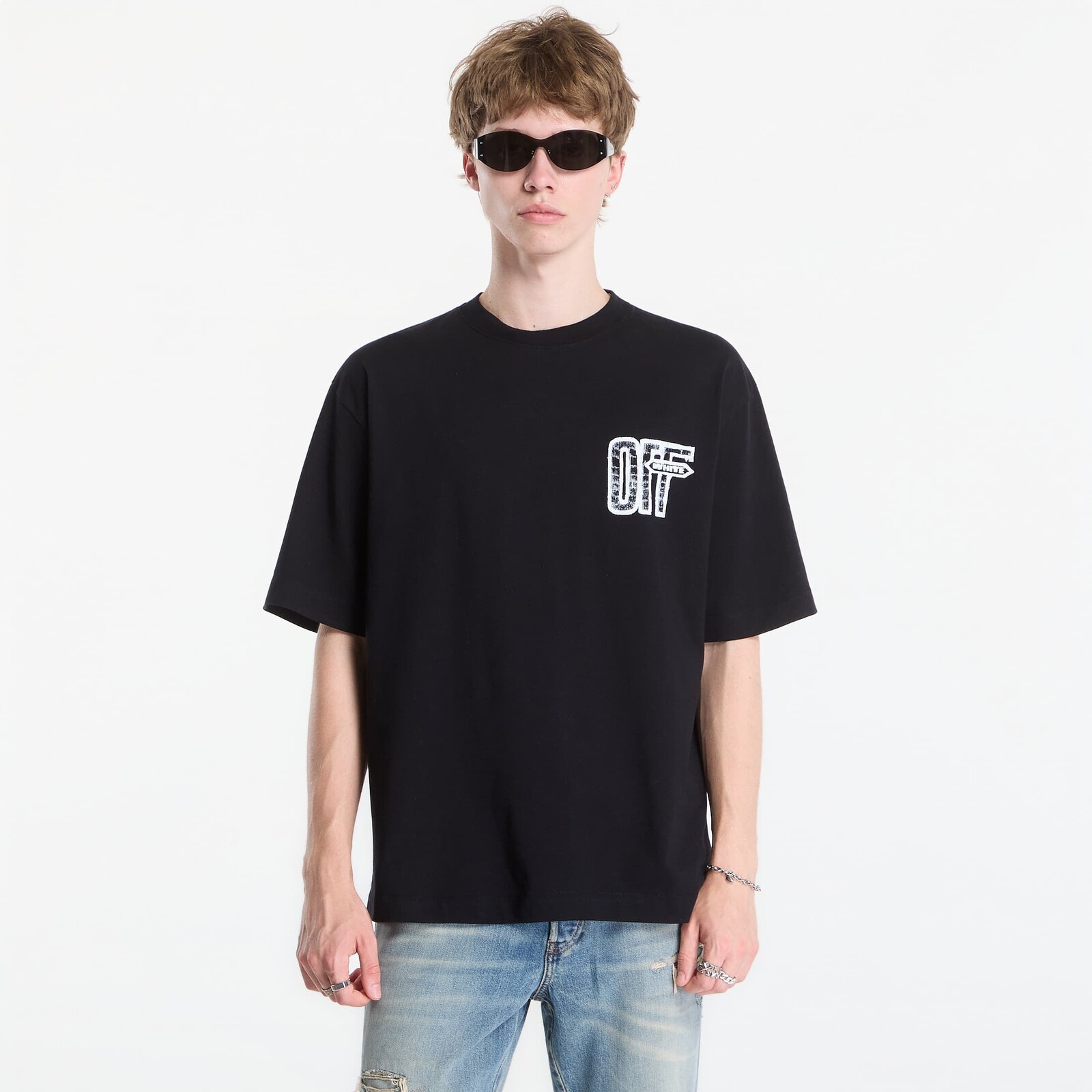 Tričko Off-White Motion Arrow Skate S/S Tee UNISEX Black L