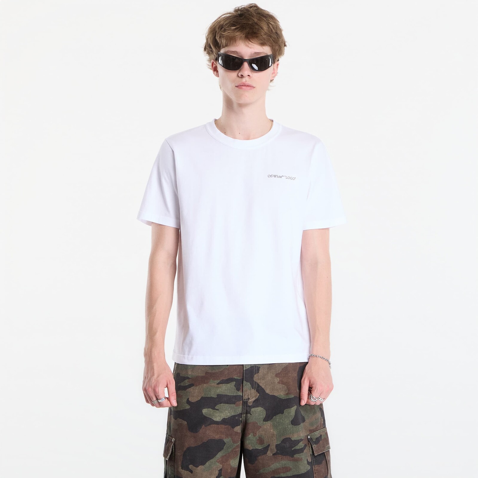 Tričko Off-White Logo Quote Regular S/S Tee UNISEX White L