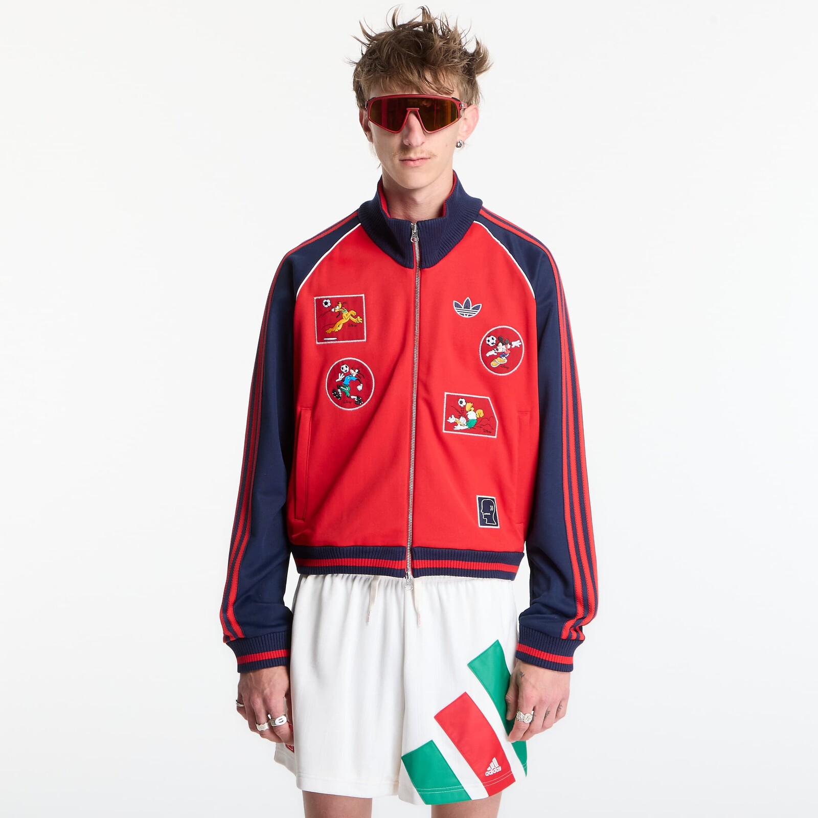 Mikina adidas Brain Dead Disney Tracktop Better Scarlet XXL