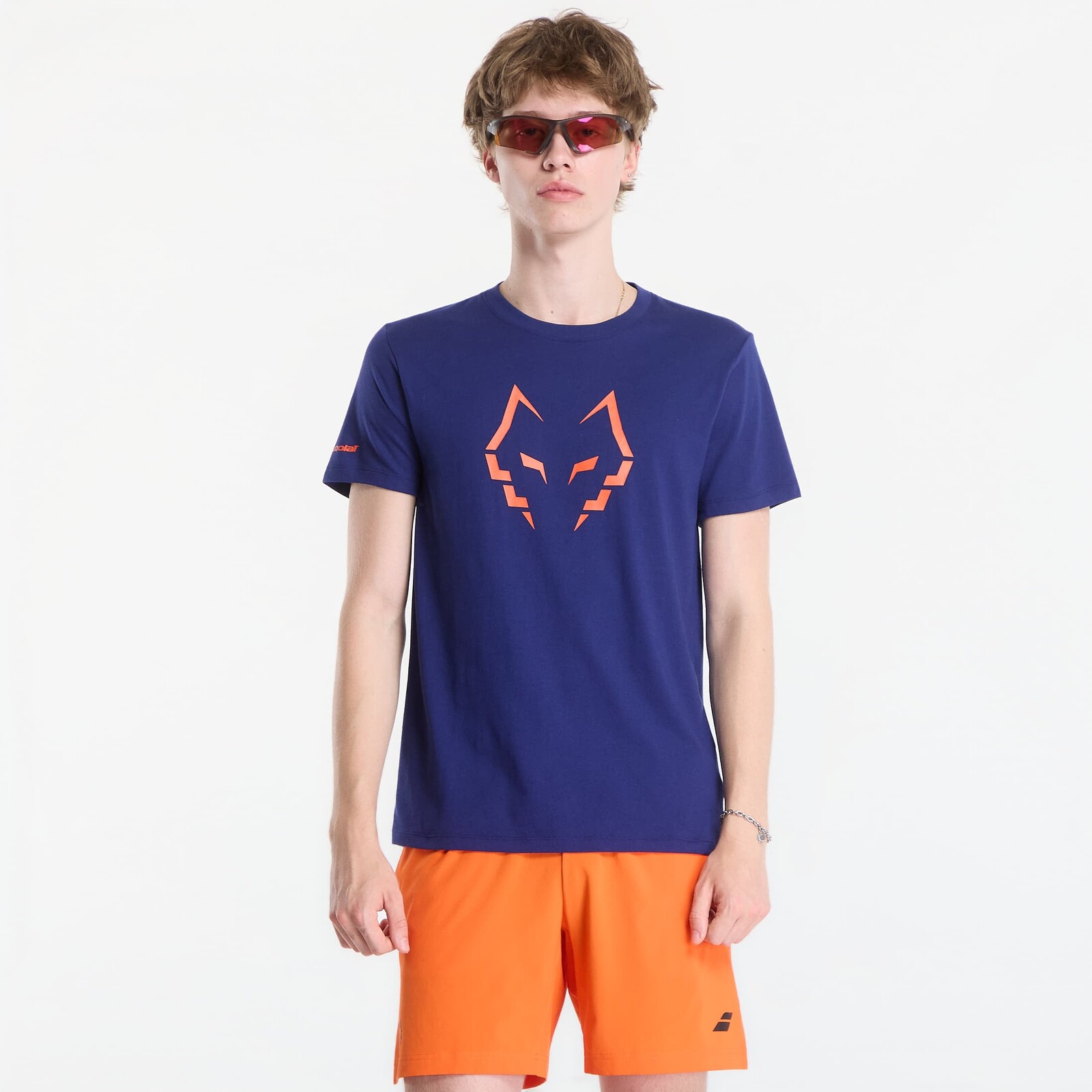 Tričko Babolat Cotton Tee Lebron Blue Depths S