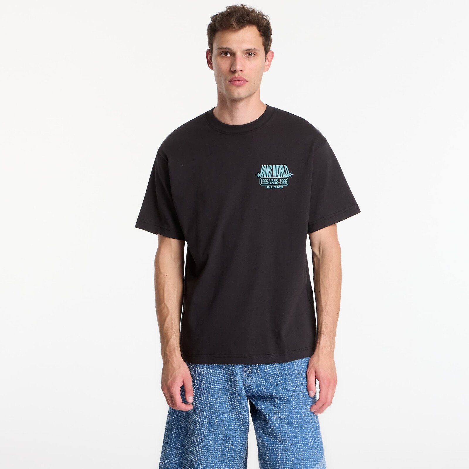 Tričko Vans World Intl SS Tee Black M