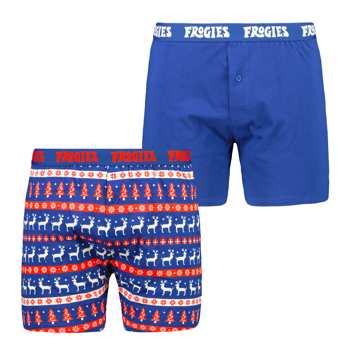 Pánske boxerky Winterclassic 2P Frogies Christmas