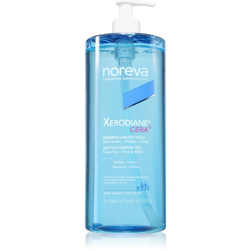 Noreva Xerodiane® Cera Gentle Foaming gel jemný čistiaci gél pre suchú a citlivú pokožku 1000 ml