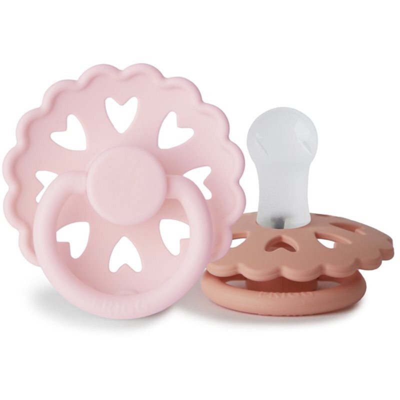 FRIGG Fairytale Round Silicone 2-Pack Size 1 cumlík The Snow Queen/The Princess and the Pea 2 ks