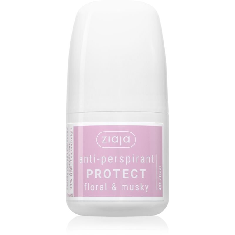 Ziaja Antiperspirant Protect antiperspirant roll-on vône Floral & Musky 60 ml