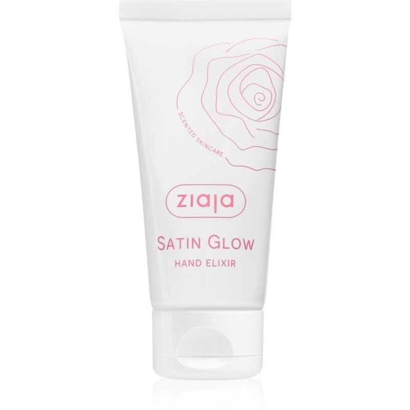 Ziaja Satin Glow Hand Elixir hydratačný krém na ruky 50 ml