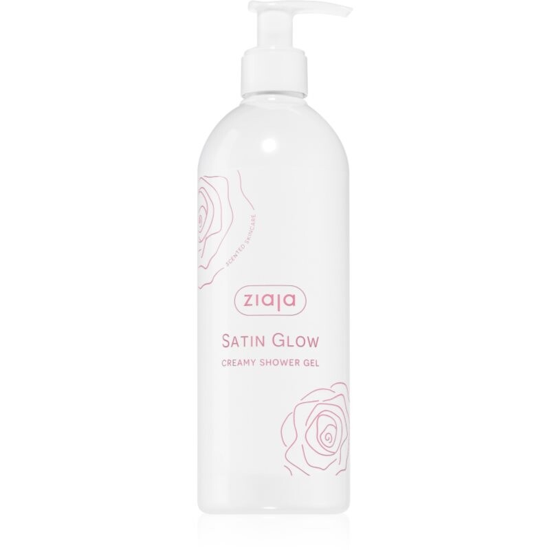 Ziaja Satin Glow Creamy Shower Gel krémový sprchový gél 390 ml