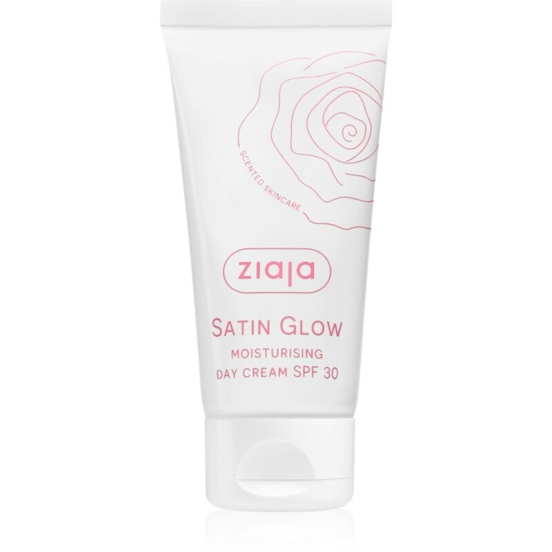 Ziaja Satin Glow Moisturising Day Cream hydratačný denný krém SPF 30 50 ml
