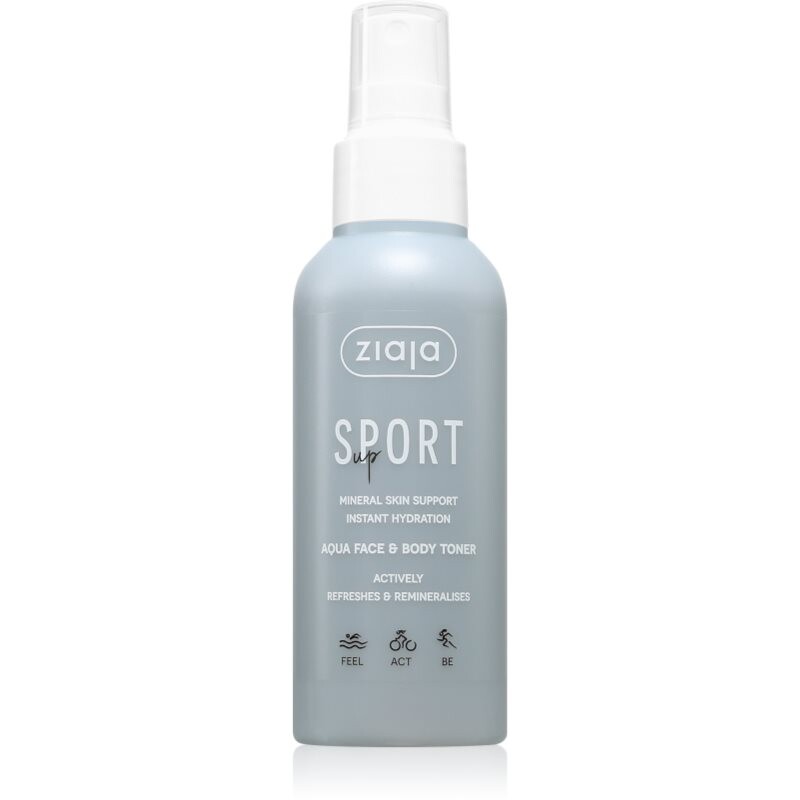 Ziaja Sport Up Aqua Face And Body Toner tonikum na telo a tvár 120 ml