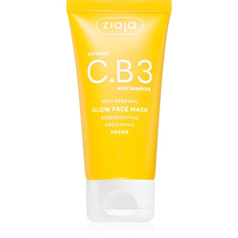 Ziaja Vitamin C.B3 Niacinamide rozjasňujúca pleťová maska 50 ml