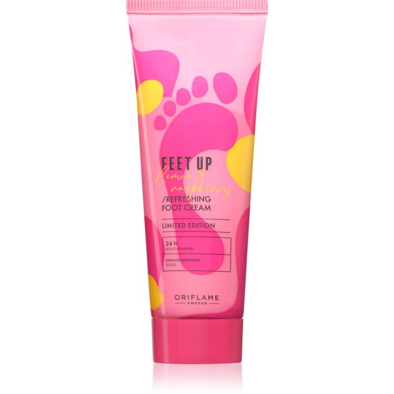 Oriflame Feet Up Lemon & Raspberry krém na nohy 75 ml
