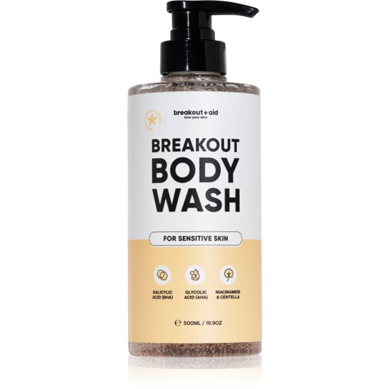 breakout + aid Body Wash sprchový gél proti akné 500 ml