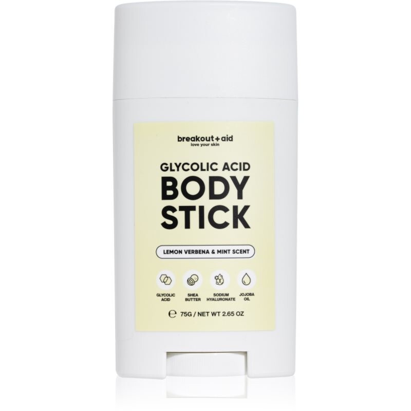 breakout + aid Body Stick peelingová tyčinka na telo 75 g