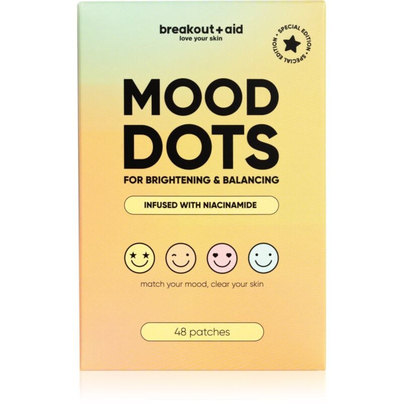 breakout + aid MOOD DOTS náplasti na problematickú pleť proti akné 48 ks