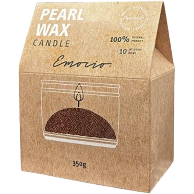 Emocio Pearl wax Red Sviečka 350 g