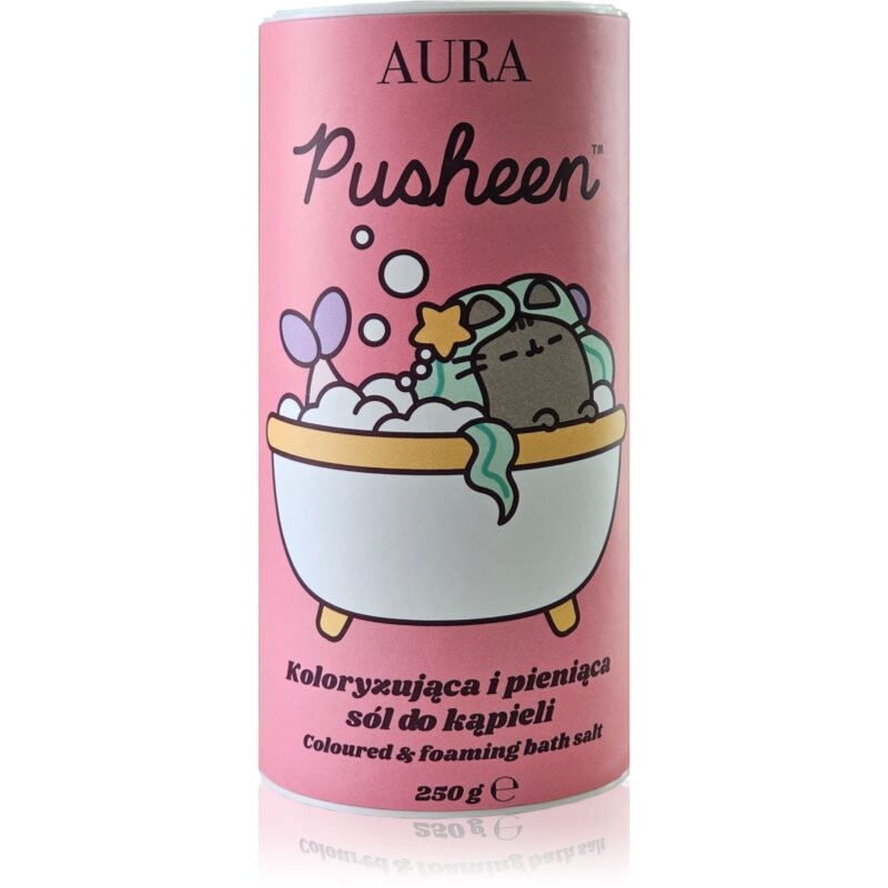 Pusheen Aura soľ do kúpeľa 250 g
