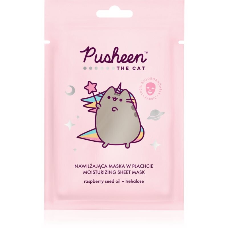 Pusheen Moisturizing Sheet Mask plátenná maska 17 g