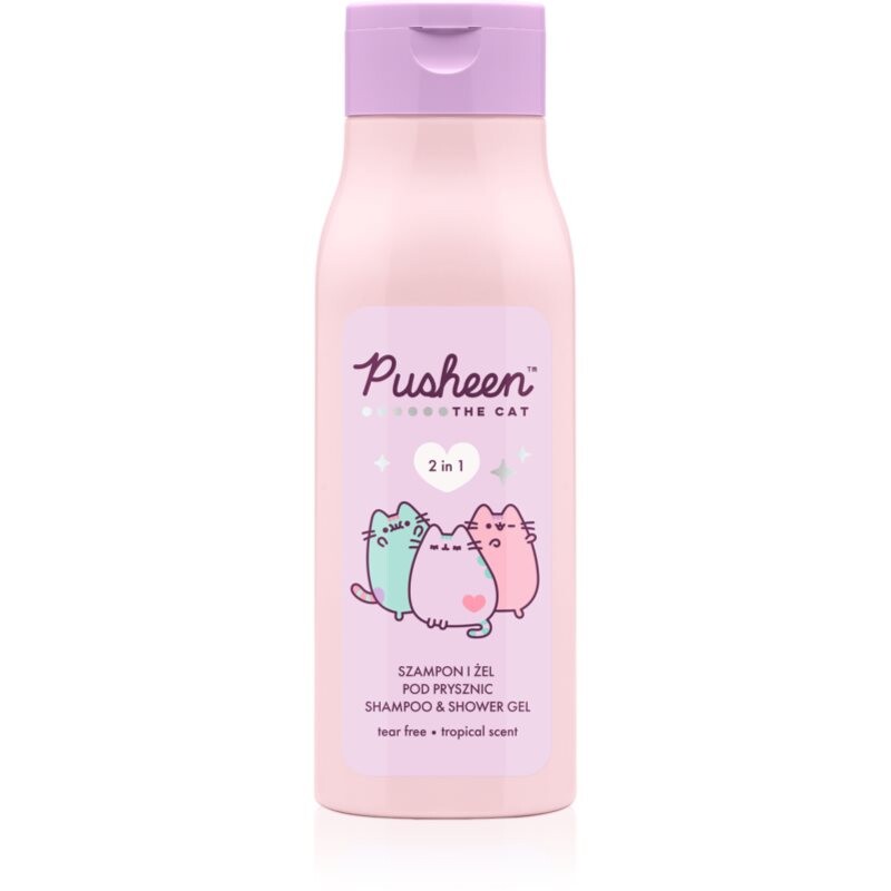 Pusheen 2 in 1 šampón a sprchový gél 2 v 1 400 ml