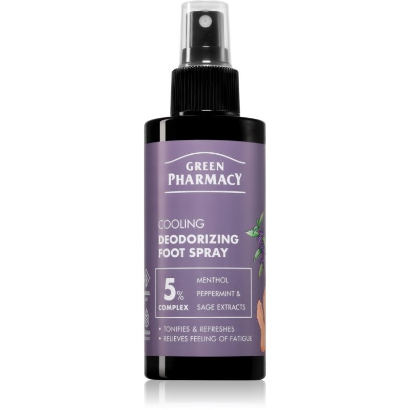 Green Pharmacy Foot Care Cooling Deodorizing Foot Spray deodorant na nohy 150 ml