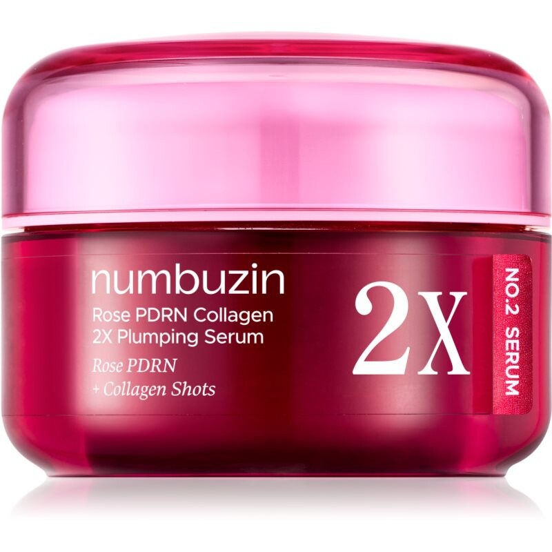 Numbuzin No. 2 Rose PDRN Collagen 2X Plumping Serum intenzívne spevňujúce sérum s hydratačným účinkom 30 ml