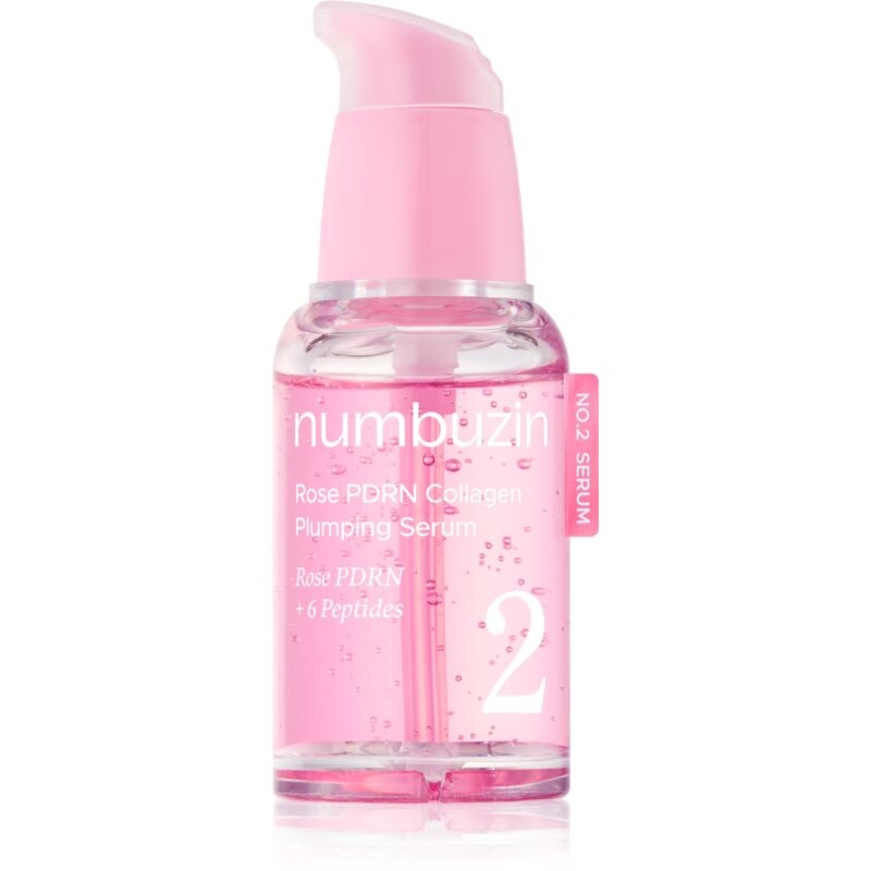 Numbuzin No. 2 Rose PDRN Collagen Plumping Serum spevňujúce pleťové sérum s regeneračným účinkom 30 ml