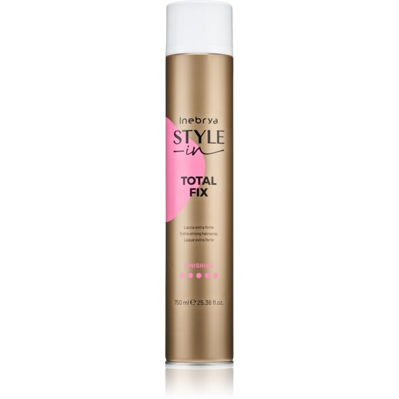 Inebrya Style-In Total Fix extra silný lak na vlasy 750 ml