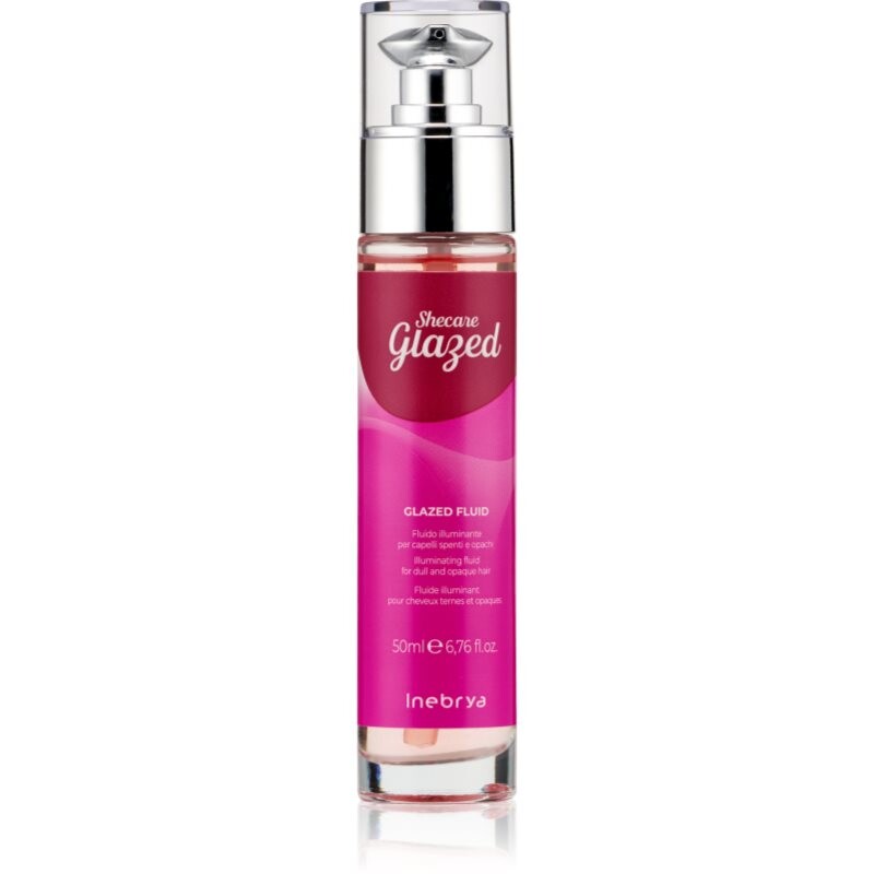 Inebrya Shecare Glazed Fluid rozjasňujúce sérum na lesk a hebkosť vlasov 50 ml