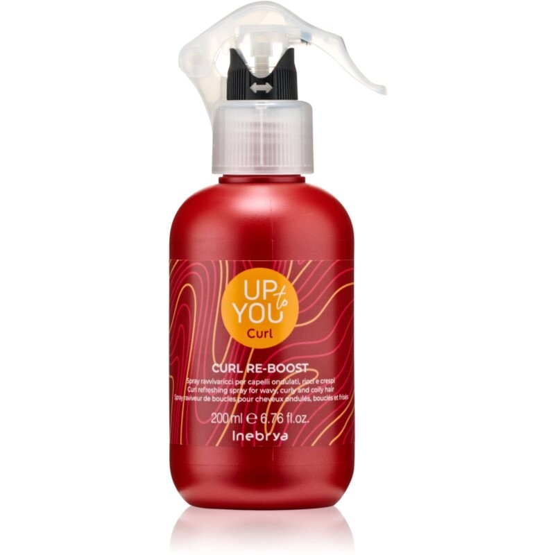 Inebrya Up To You Curl Re-Boost Spray osviežujúci sprej pre vlnité a kučeravé vlasy 200 ml