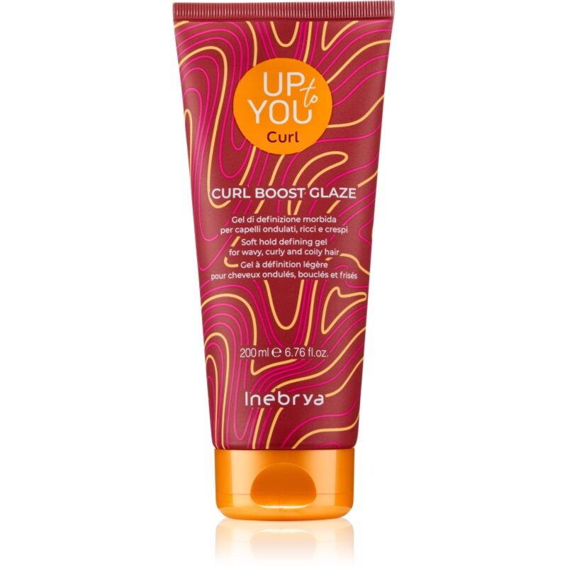 Inebrya Up To You Curl Boost Glaze gél pre definíciu a tvar vln a kudrn 200 ml