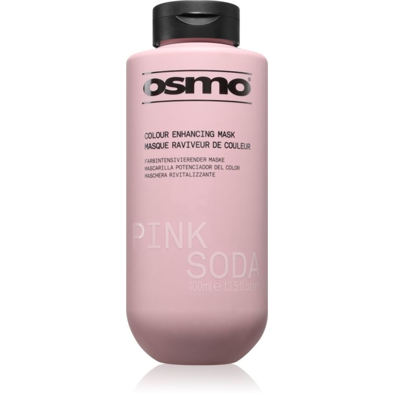 Osmo Pink Soda Colour Enhancing Mask jemná vyživujúca maska bez permanentných farebných pigmentov ružová 400 ml