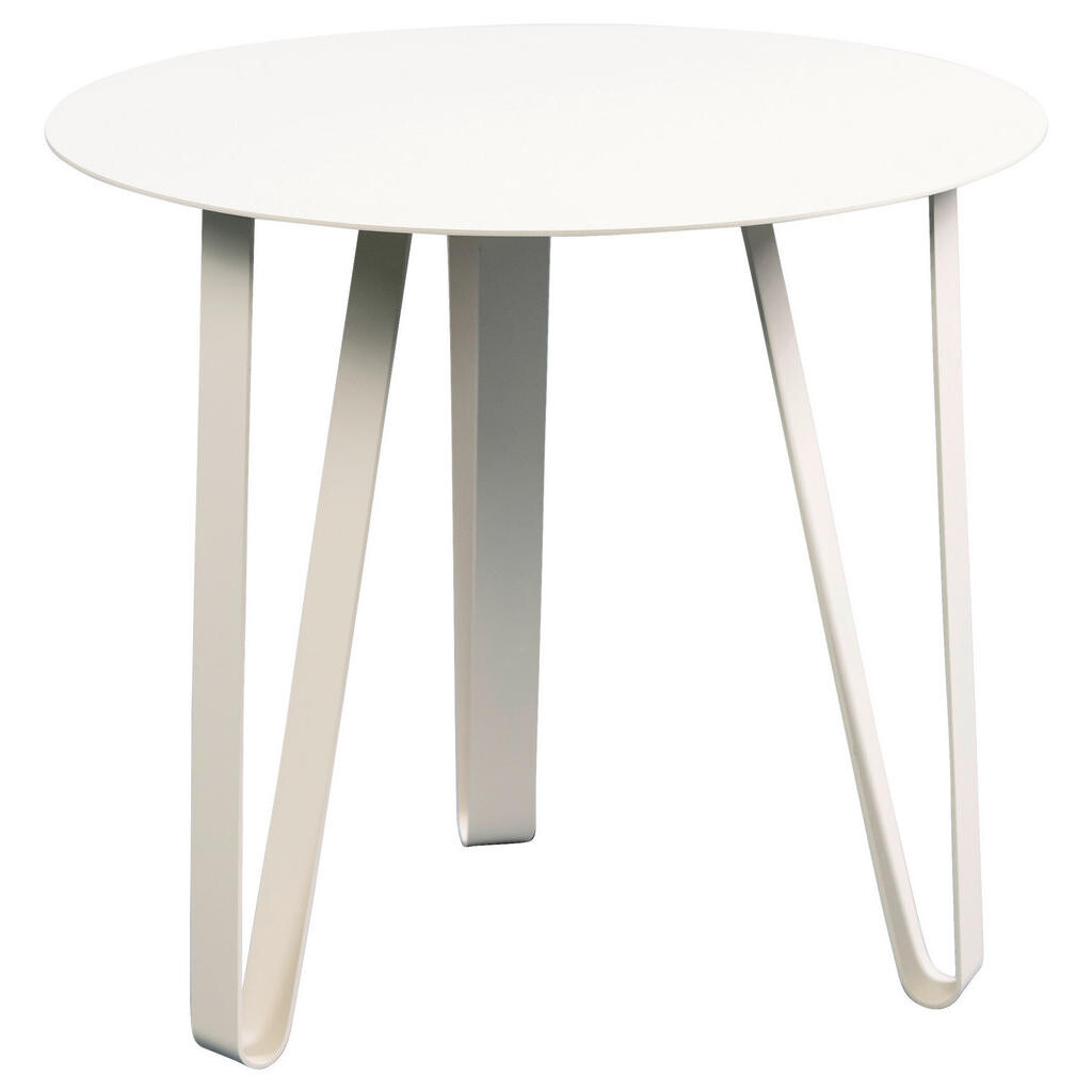 Xora KONFERENČNÝ STOLÍK, krémová, kov, 50/50/45 cm