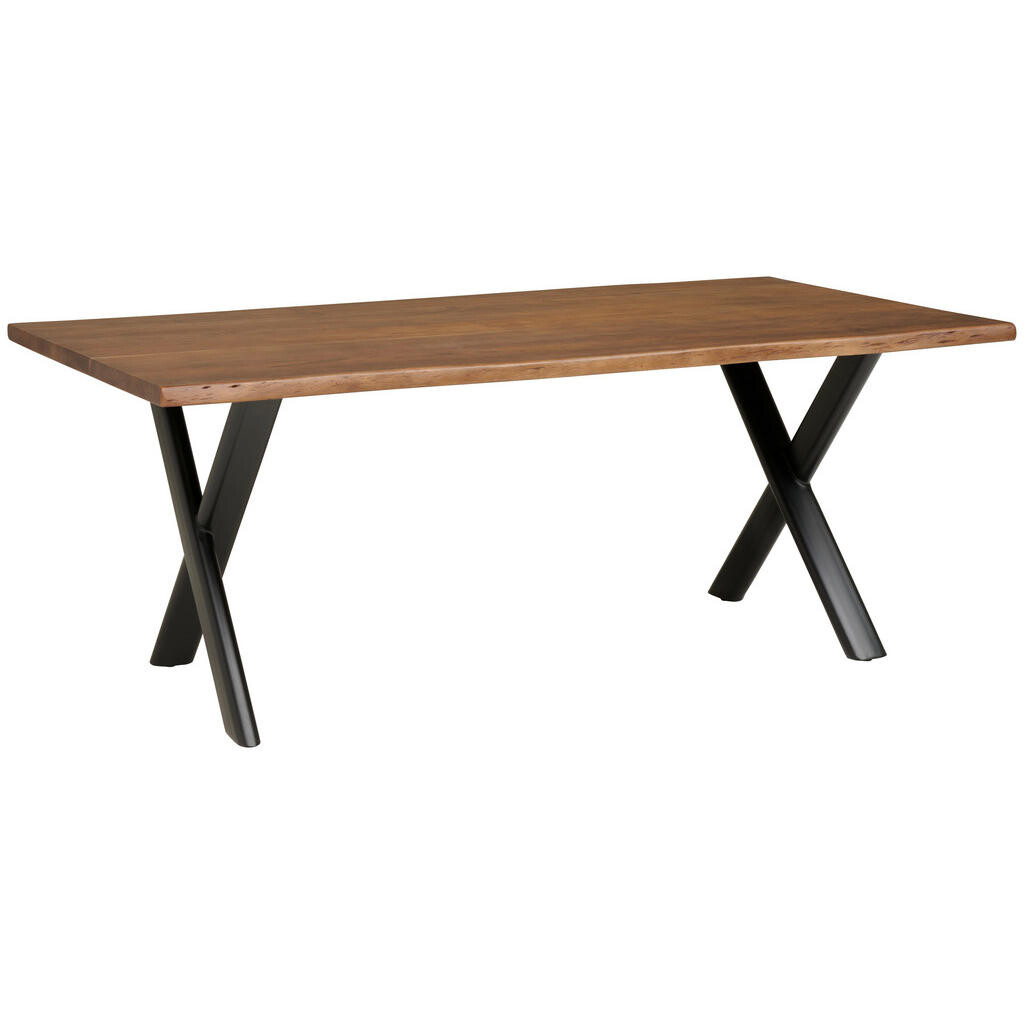 P & B JEDÁLENSKÝ STÔL, akácia, farba vlašského orecha, 200/100/76 cm