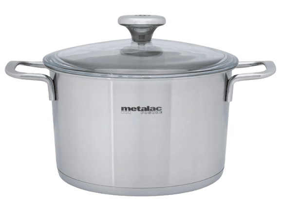METALAC Santino, Nerezový hrniec so sklenenou pokrievkou 20 cm, 3,5 l