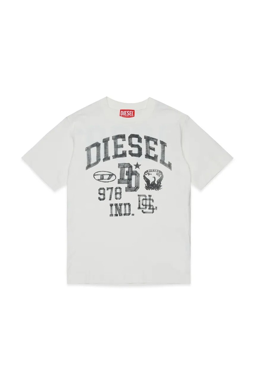 Diesel tričko detské bavlnené TBAND OVER T-SHIRT