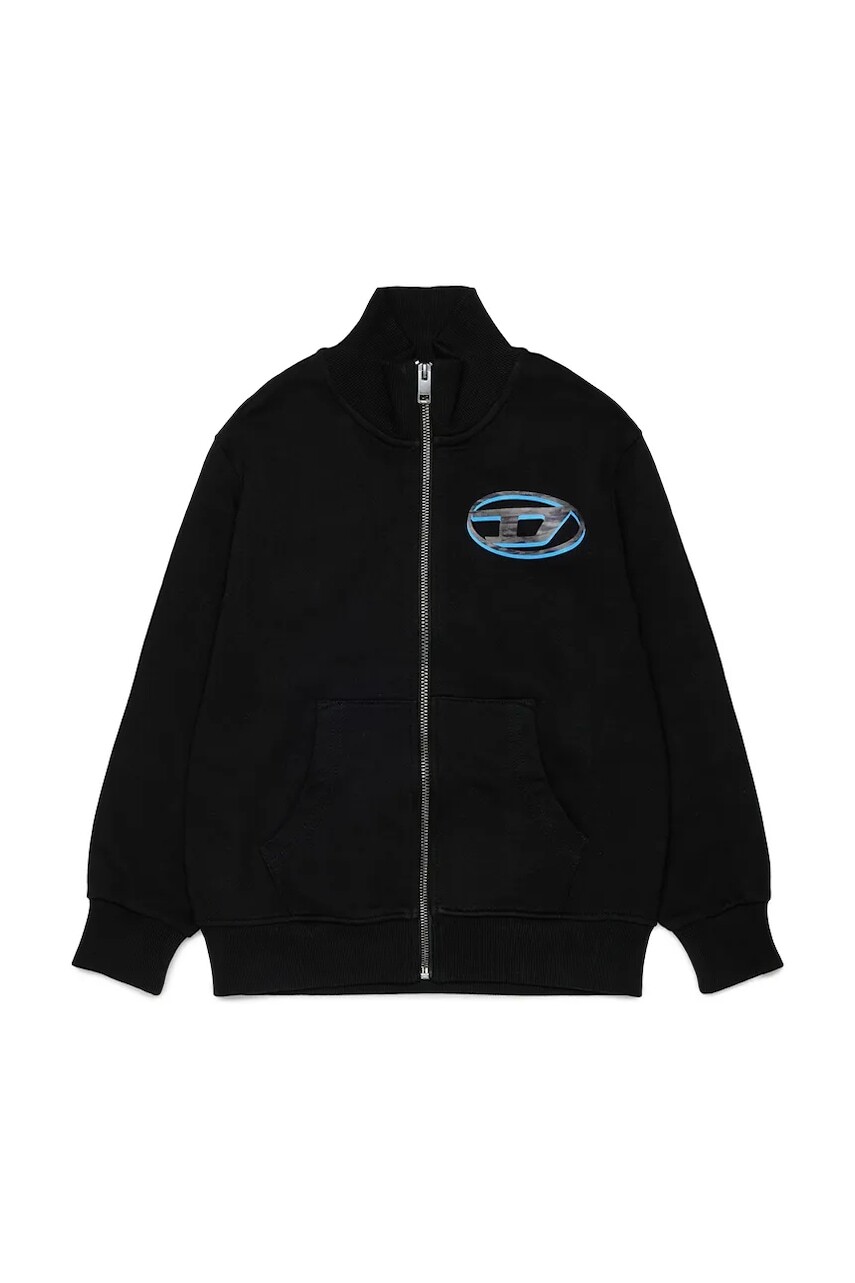 Diesel mikina na zips detská bavlnená SVELLYZIP OVER SWEAT-SHIRT