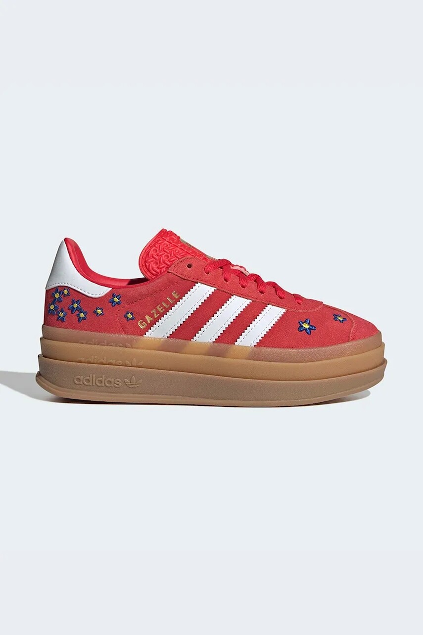 adidas Originals GAZELLE BOLD sneakers detské semišové