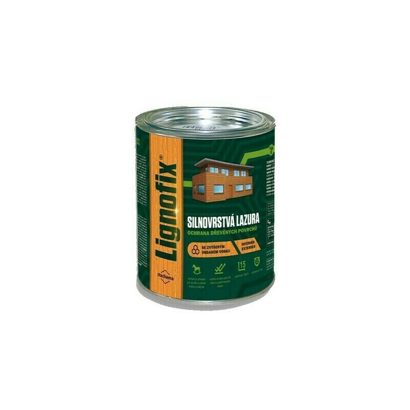 Lazúra Stachema Lignofix 2,5 l mahagón