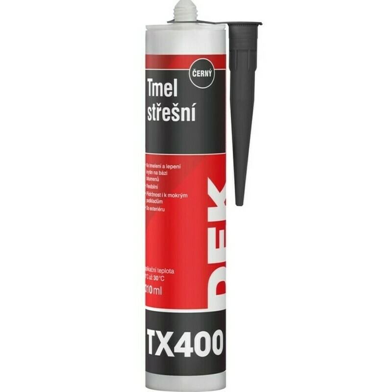 Tmel strešný DEK TX400 310 ml čierny