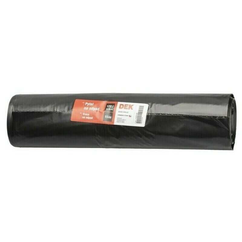 Vrecia na odpad DEK 120 l 80 µm 15 ks/bal