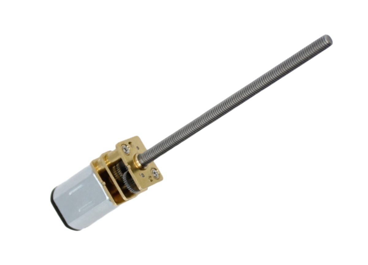 Stejnosmerný motor s prevodovkou - DC 6V 30 RPM - Šroubovice M3x50