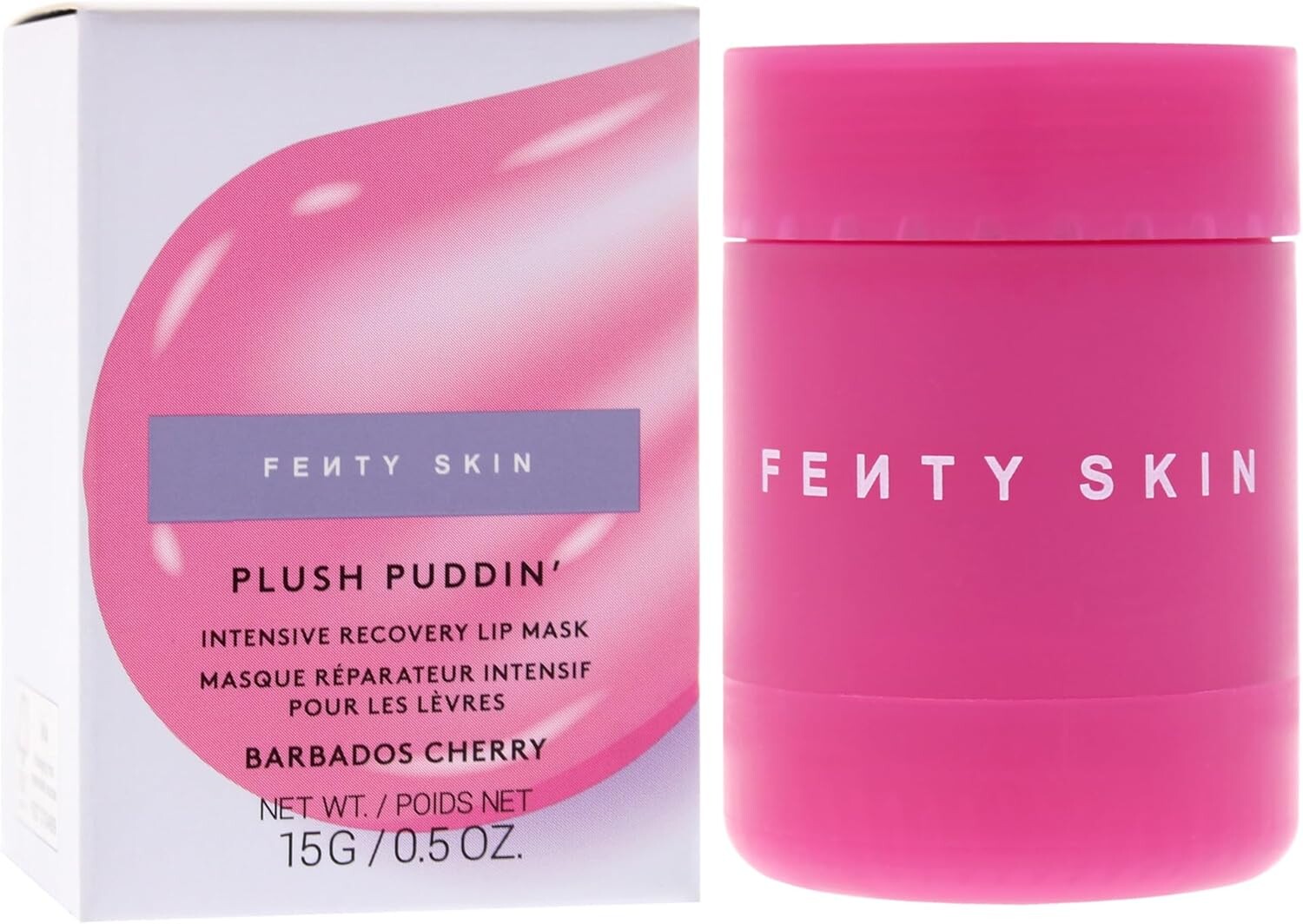 Fenty Beauty Maska na pery Plush Puddin Intensive Recovery Lip Mask Barbados Cherry 15 g