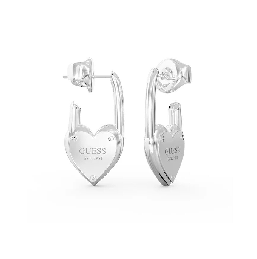 Guess Štýlové oceľové náušnice JUBE04214JWRHT-U